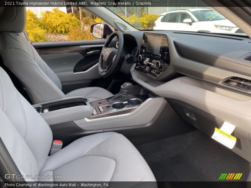Magnetic Gray Metallic / Graphite 2021 Toyota Highlander Hybrid Limited AWD