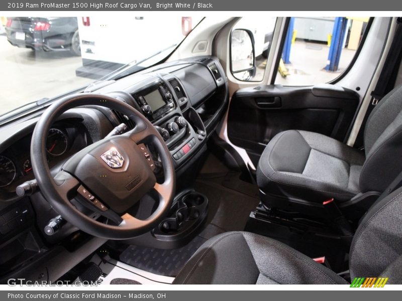 Front Seat of 2019 ProMaster 1500 High Roof Cargo Van
