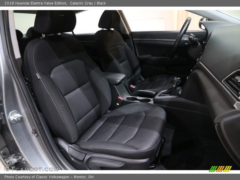 Galactic Gray / Black 2018 Hyundai Elantra Value Edition