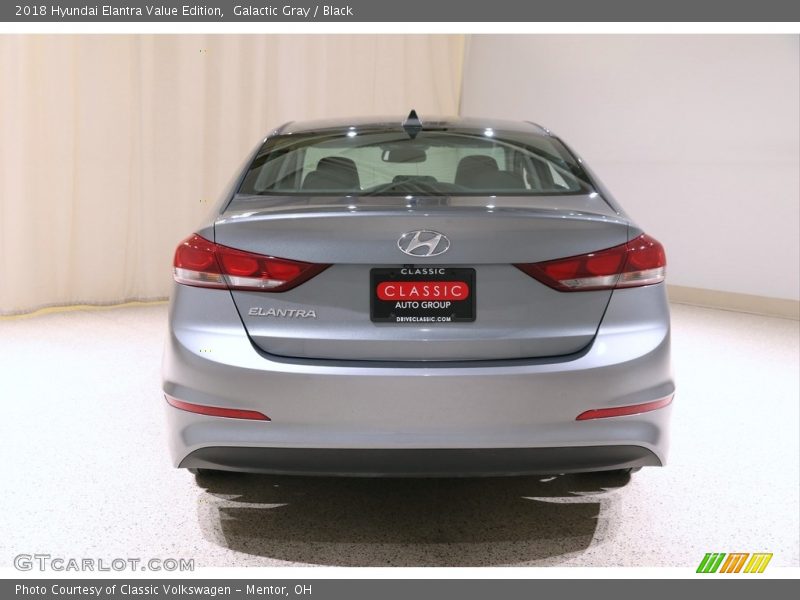 Galactic Gray / Black 2018 Hyundai Elantra Value Edition