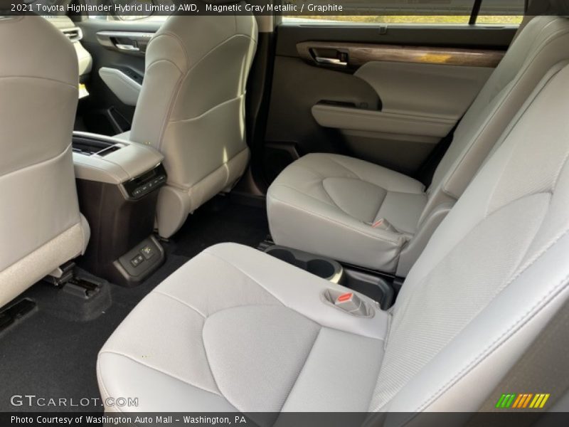 Rear Seat of 2021 Highlander Hybrid Limited AWD
