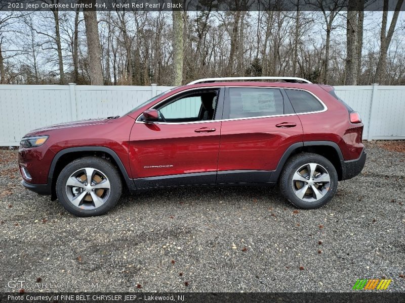  2021 Cherokee Limited 4x4 Velvet Red Pearl