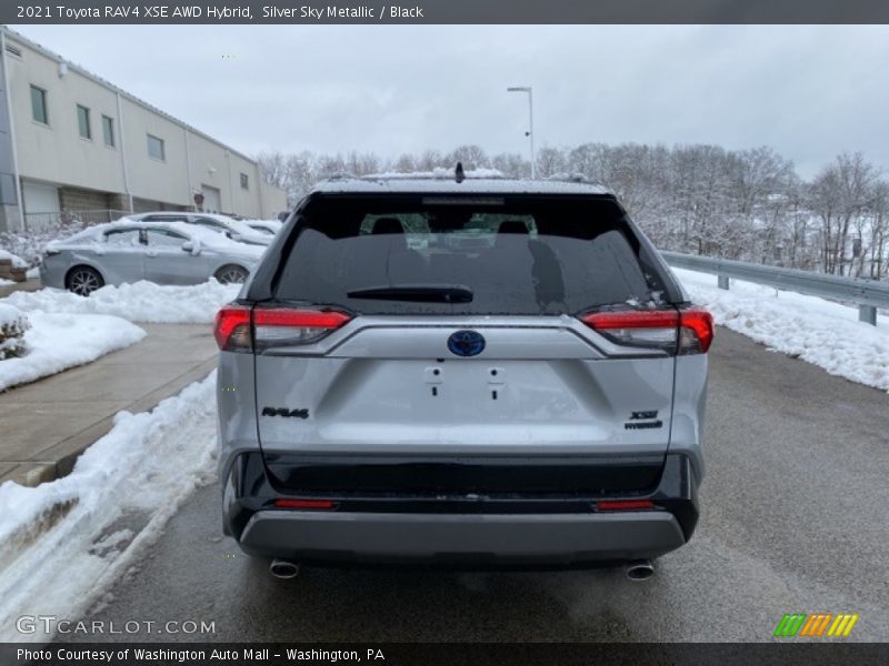 Silver Sky Metallic / Black 2021 Toyota RAV4 XSE AWD Hybrid