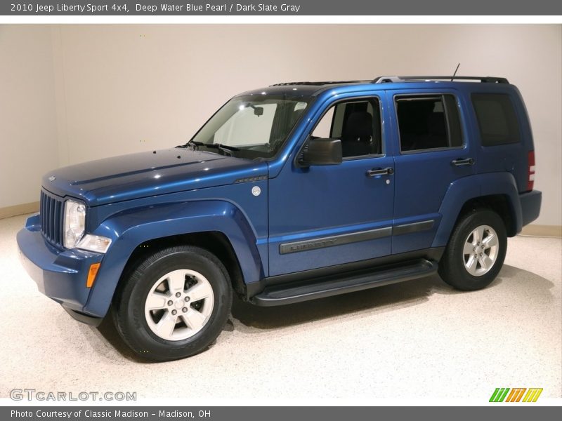 Deep Water Blue Pearl / Dark Slate Gray 2010 Jeep Liberty Sport 4x4