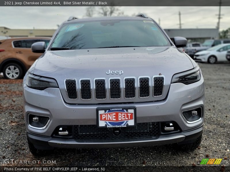 Billet Silver Metallic / Black 2021 Jeep Cherokee Limited 4x4