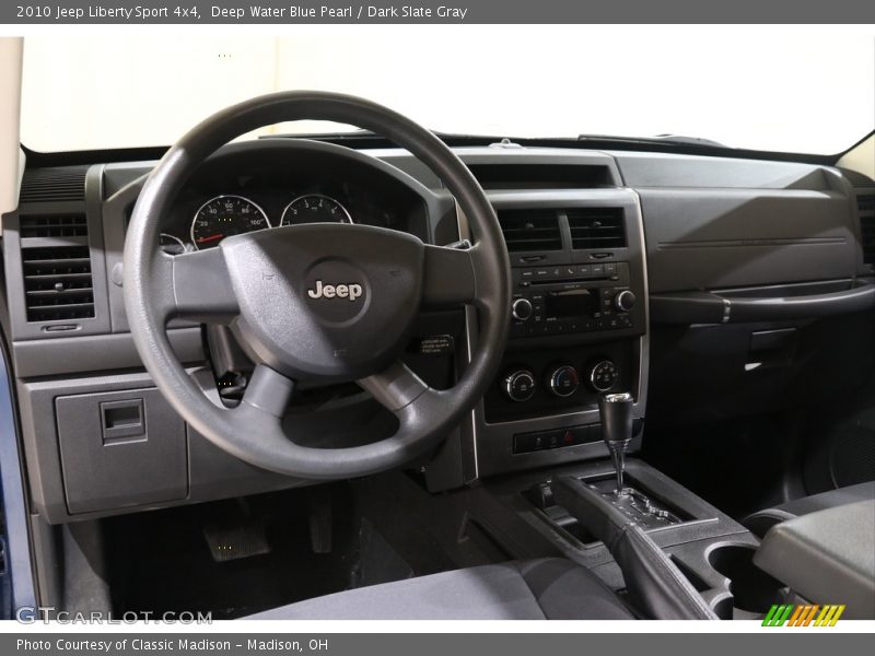 Deep Water Blue Pearl / Dark Slate Gray 2010 Jeep Liberty Sport 4x4