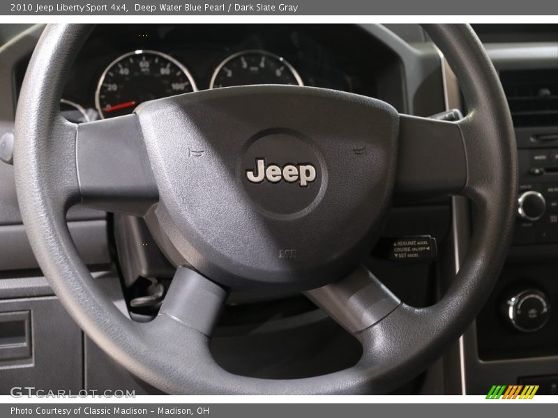 Deep Water Blue Pearl / Dark Slate Gray 2010 Jeep Liberty Sport 4x4