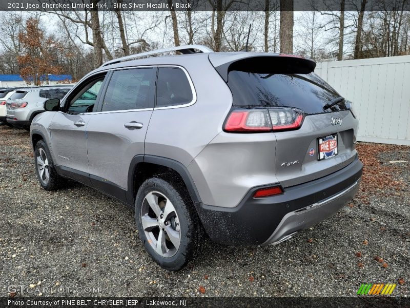 Billet Silver Metallic / Black 2021 Jeep Cherokee Limited 4x4