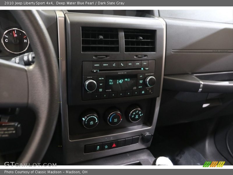 Deep Water Blue Pearl / Dark Slate Gray 2010 Jeep Liberty Sport 4x4