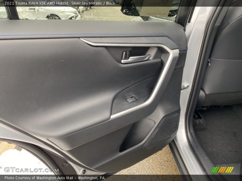 Silver Sky Metallic / Black 2021 Toyota RAV4 XSE AWD Hybrid