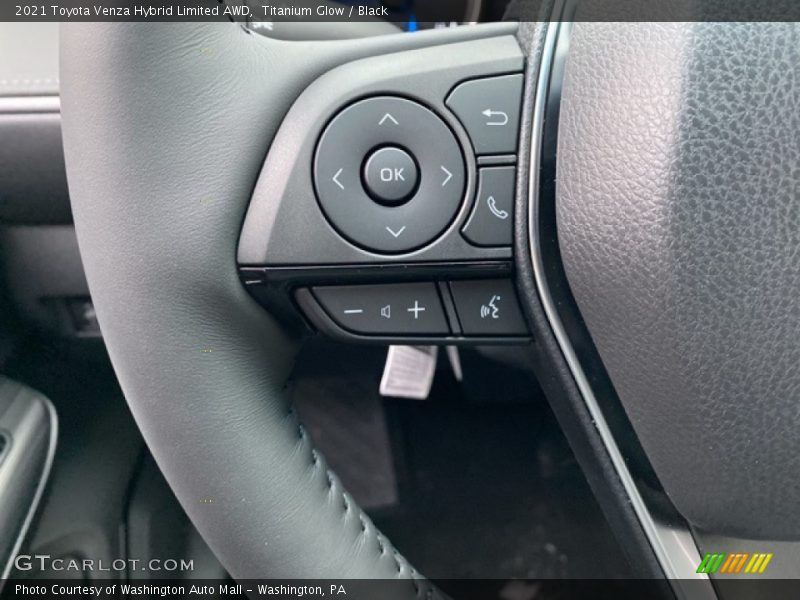 Titanium Glow / Black 2021 Toyota Venza Hybrid Limited AWD