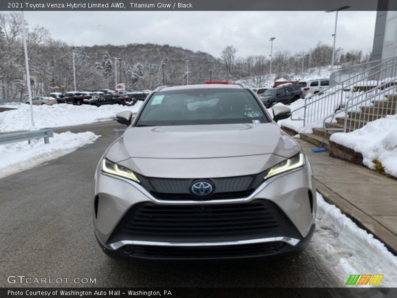 Titanium Glow / Black 2021 Toyota Venza Hybrid Limited AWD