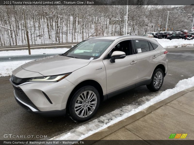 Titanium Glow / Black 2021 Toyota Venza Hybrid Limited AWD