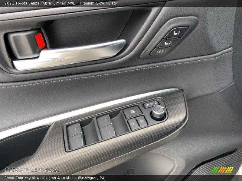 Titanium Glow / Black 2021 Toyota Venza Hybrid Limited AWD