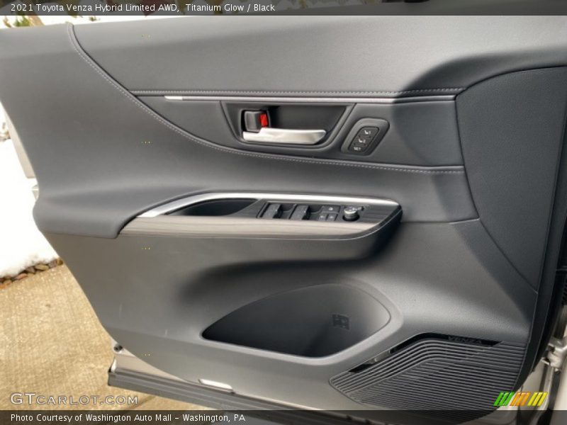Titanium Glow / Black 2021 Toyota Venza Hybrid Limited AWD