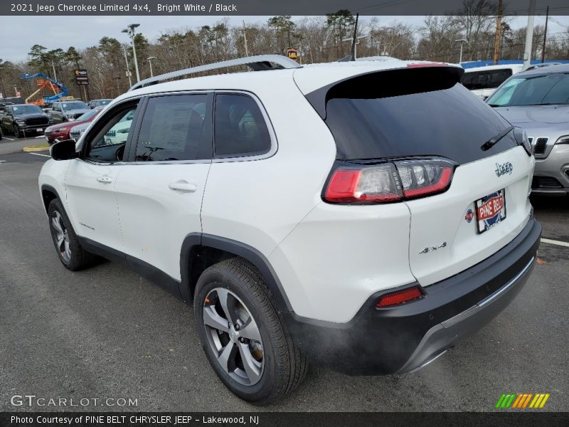Bright White / Black 2021 Jeep Cherokee Limited 4x4