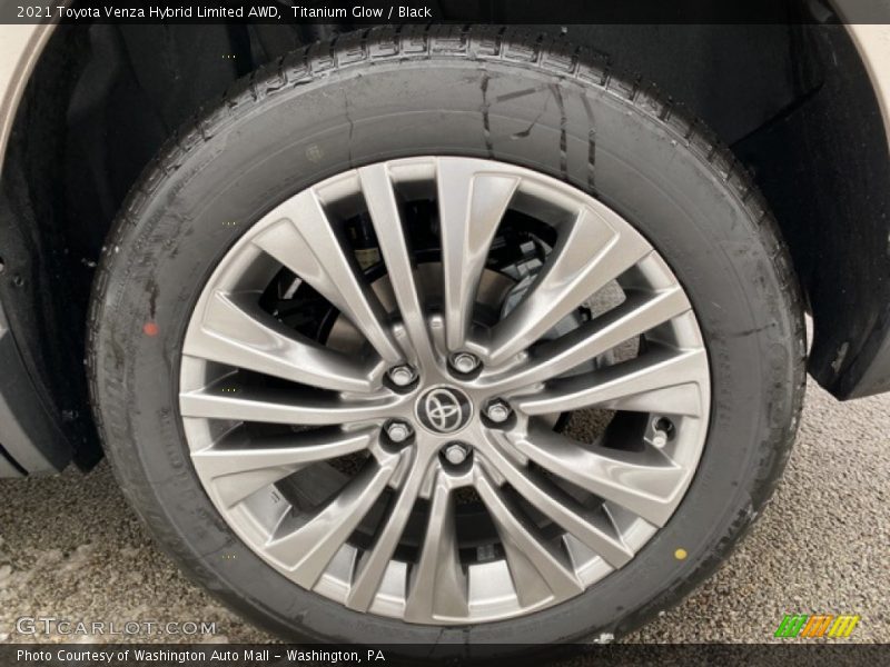 Titanium Glow / Black 2021 Toyota Venza Hybrid Limited AWD
