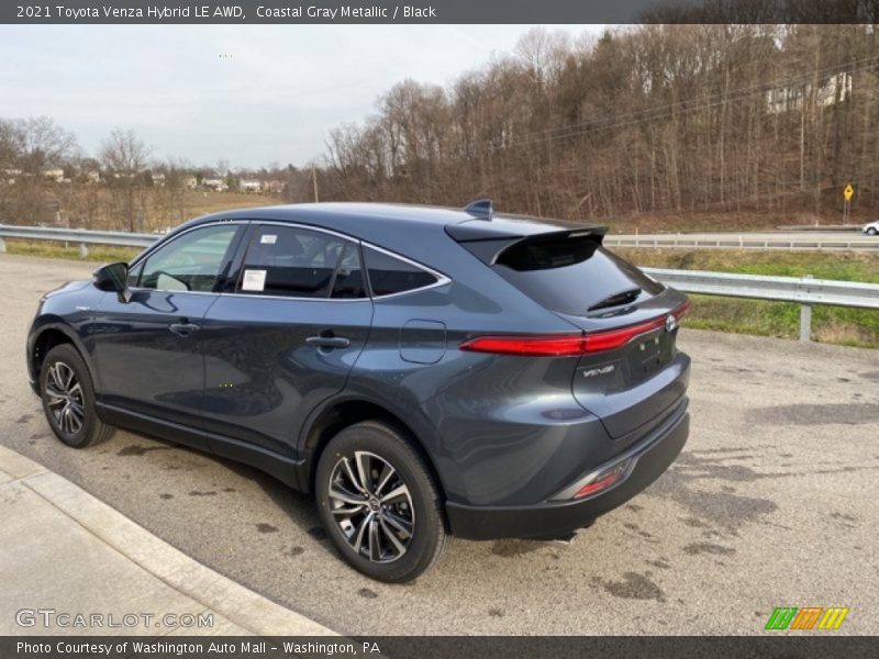 Coastal Gray Metallic / Black 2021 Toyota Venza Hybrid LE AWD
