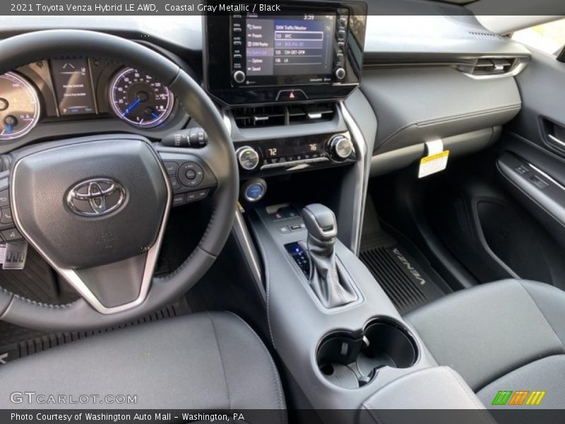 Coastal Gray Metallic / Black 2021 Toyota Venza Hybrid LE AWD