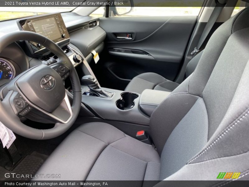 Coastal Gray Metallic / Black 2021 Toyota Venza Hybrid LE AWD