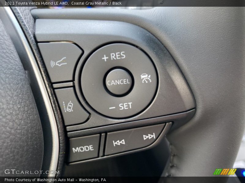 Coastal Gray Metallic / Black 2021 Toyota Venza Hybrid LE AWD