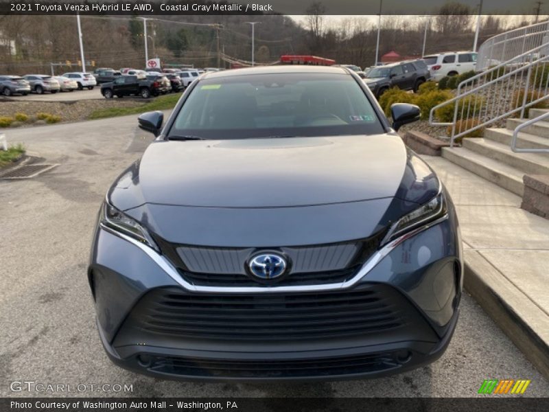 Coastal Gray Metallic / Black 2021 Toyota Venza Hybrid LE AWD