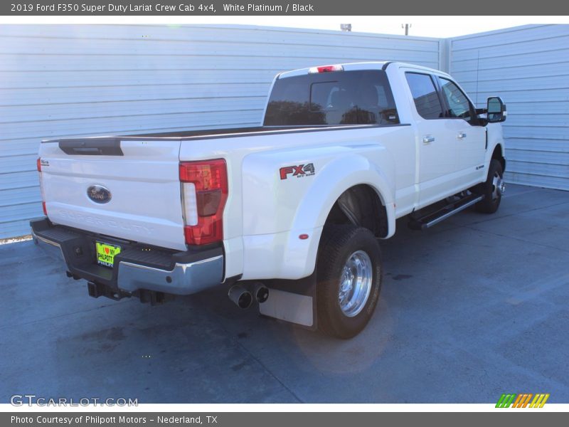 White Platinum / Black 2019 Ford F350 Super Duty Lariat Crew Cab 4x4