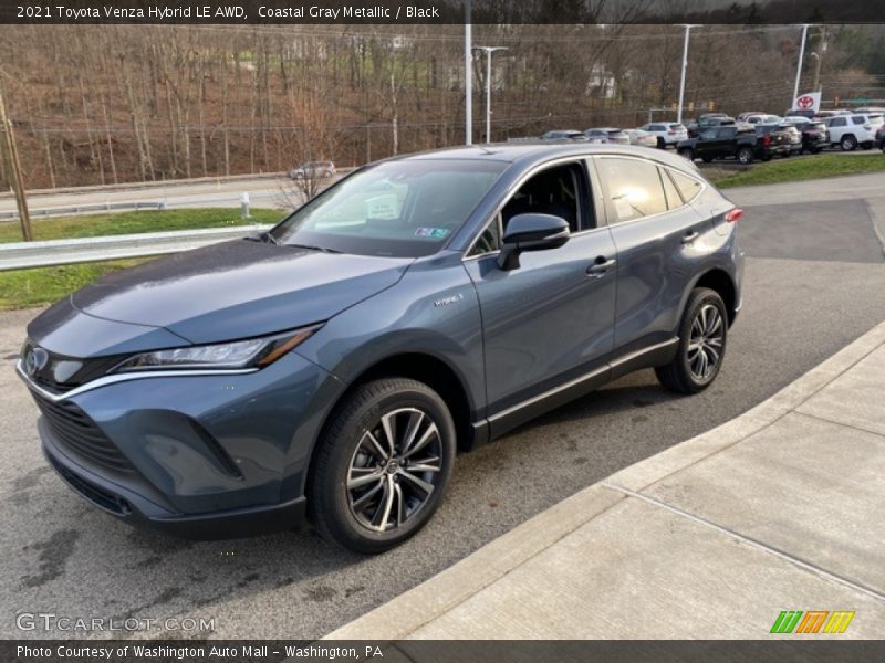 Coastal Gray Metallic / Black 2021 Toyota Venza Hybrid LE AWD
