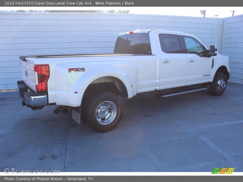 White Platinum / Black 2019 Ford F350 Super Duty Lariat Crew Cab 4x4