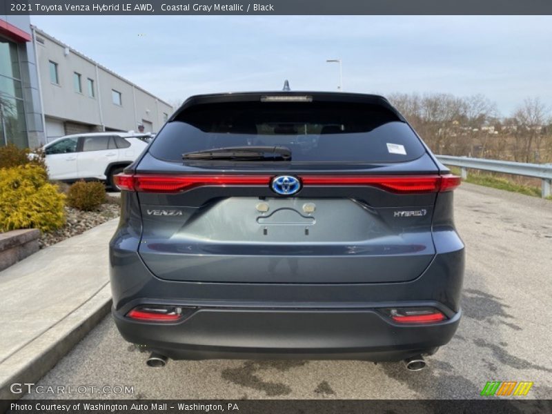 Coastal Gray Metallic / Black 2021 Toyota Venza Hybrid LE AWD