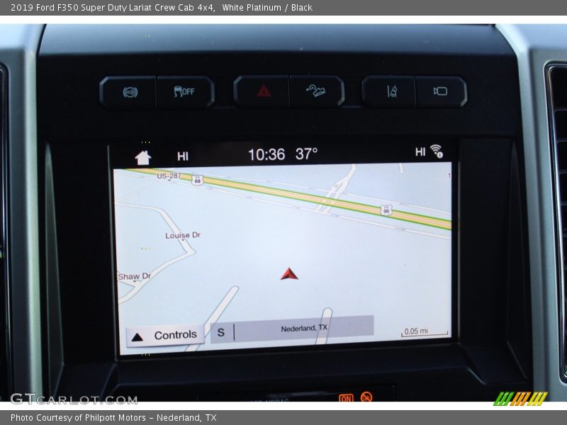 White Platinum / Black 2019 Ford F350 Super Duty Lariat Crew Cab 4x4
