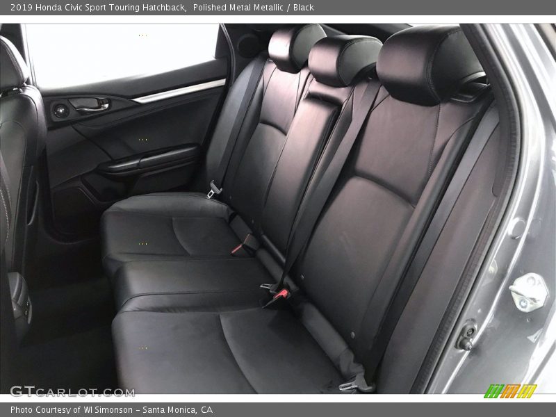 Polished Metal Metallic / Black 2019 Honda Civic Sport Touring Hatchback