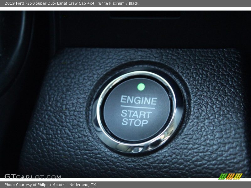 White Platinum / Black 2019 Ford F350 Super Duty Lariat Crew Cab 4x4