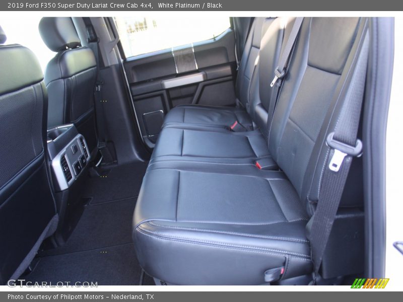 White Platinum / Black 2019 Ford F350 Super Duty Lariat Crew Cab 4x4