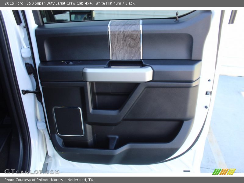 White Platinum / Black 2019 Ford F350 Super Duty Lariat Crew Cab 4x4