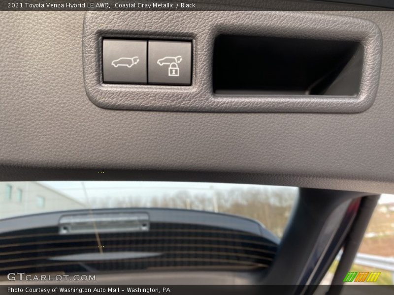 Coastal Gray Metallic / Black 2021 Toyota Venza Hybrid LE AWD