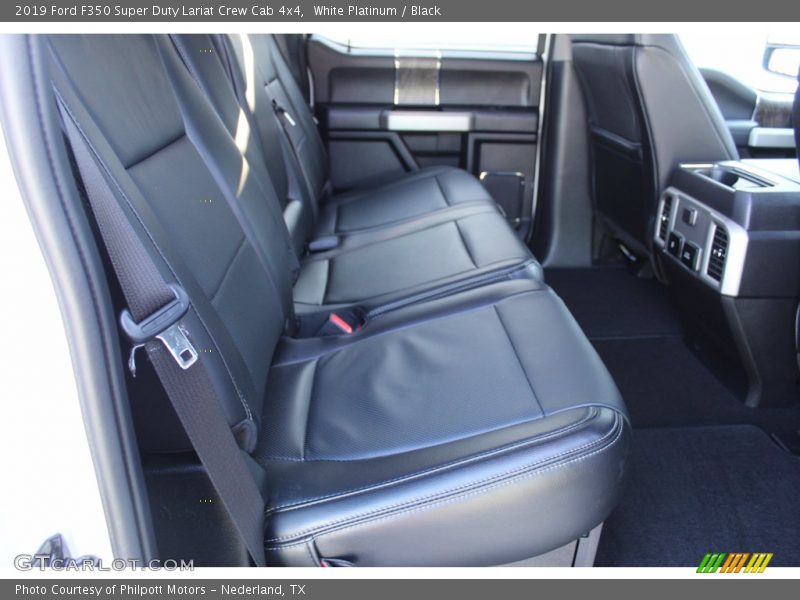 White Platinum / Black 2019 Ford F350 Super Duty Lariat Crew Cab 4x4