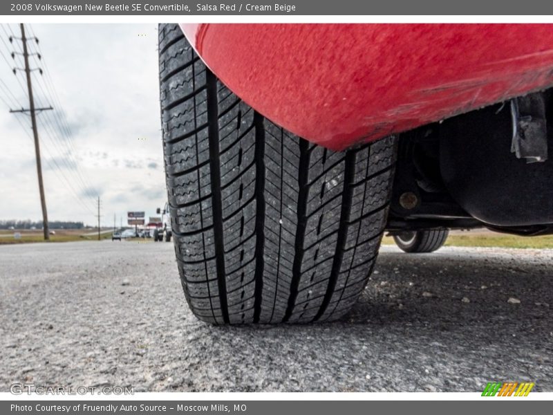 Salsa Red / Cream Beige 2008 Volkswagen New Beetle SE Convertible