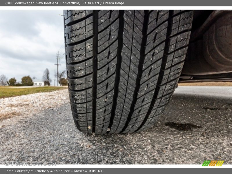 Salsa Red / Cream Beige 2008 Volkswagen New Beetle SE Convertible