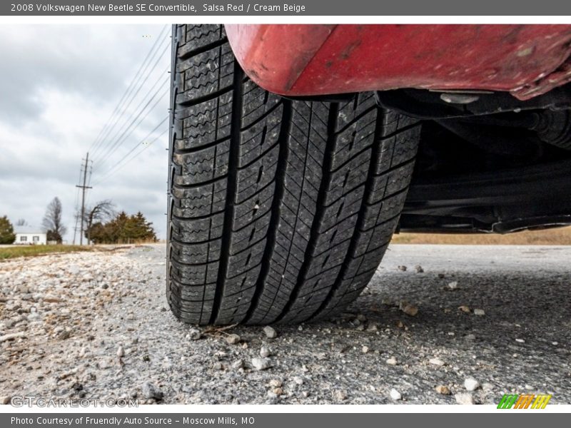 Salsa Red / Cream Beige 2008 Volkswagen New Beetle SE Convertible