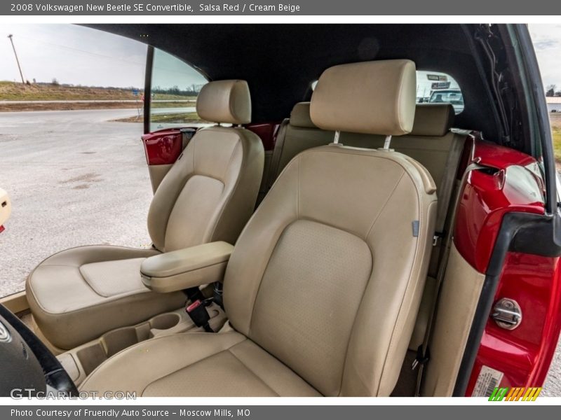 Salsa Red / Cream Beige 2008 Volkswagen New Beetle SE Convertible