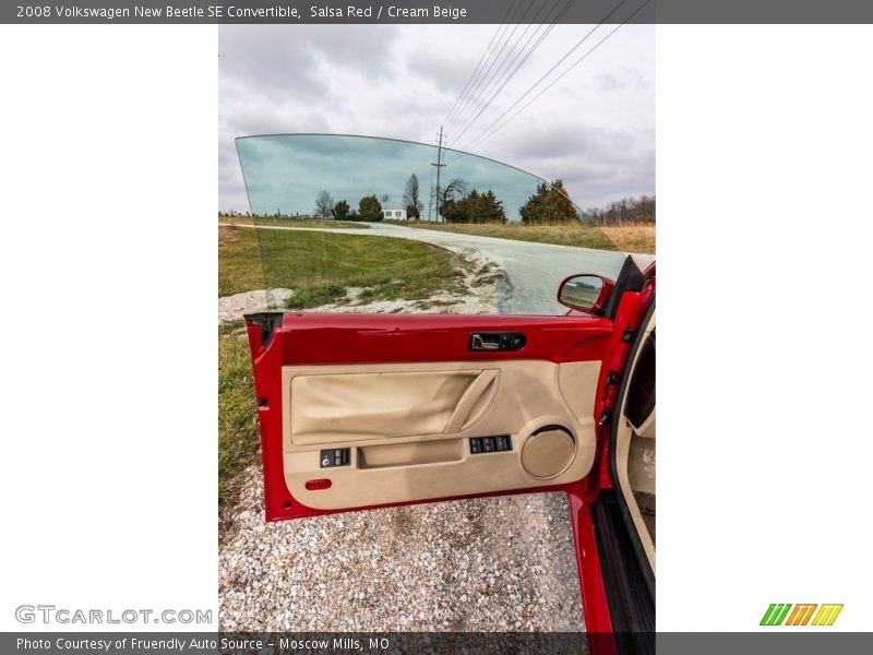 Salsa Red / Cream Beige 2008 Volkswagen New Beetle SE Convertible