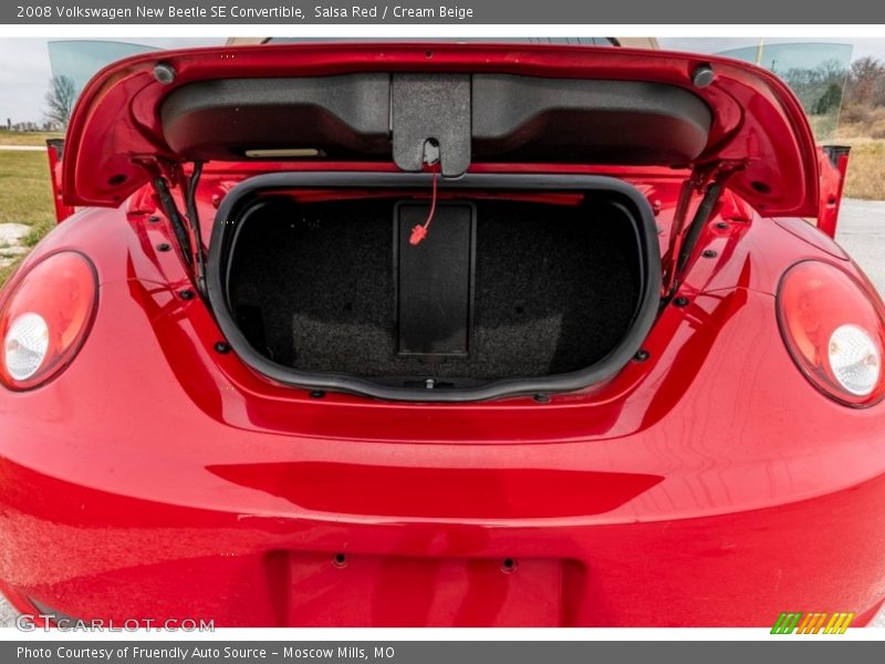 Salsa Red / Cream Beige 2008 Volkswagen New Beetle SE Convertible