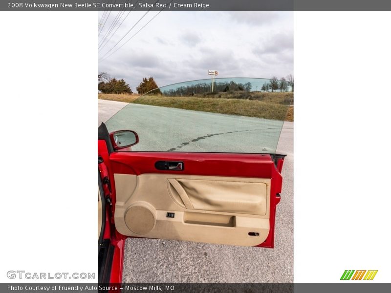 Salsa Red / Cream Beige 2008 Volkswagen New Beetle SE Convertible
