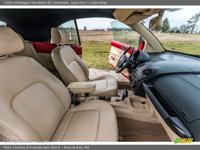 Salsa Red / Cream Beige 2008 Volkswagen New Beetle SE Convertible