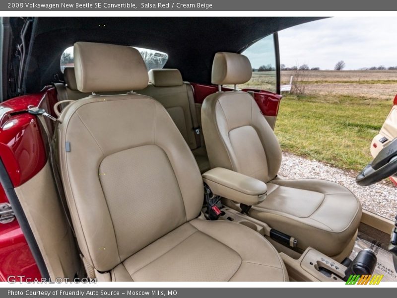 Salsa Red / Cream Beige 2008 Volkswagen New Beetle SE Convertible