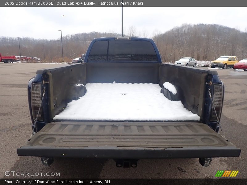 Patriot Blue Pearl / Khaki 2009 Dodge Ram 3500 SLT Quad Cab 4x4 Dually