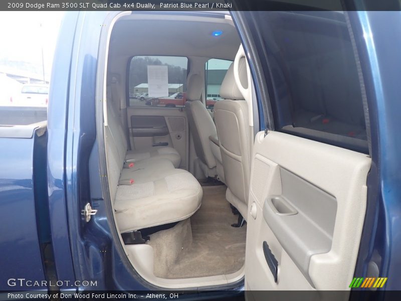 Patriot Blue Pearl / Khaki 2009 Dodge Ram 3500 SLT Quad Cab 4x4 Dually