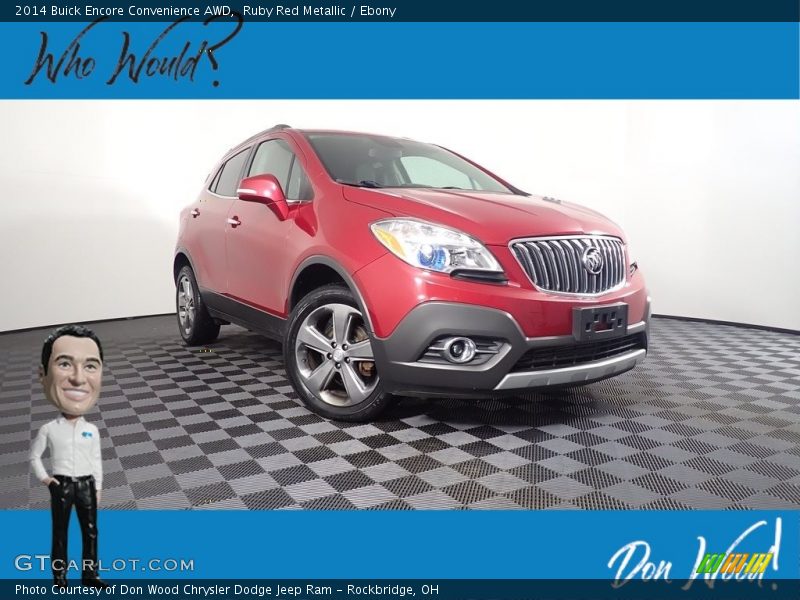 Ruby Red Metallic / Ebony 2014 Buick Encore Convenience AWD