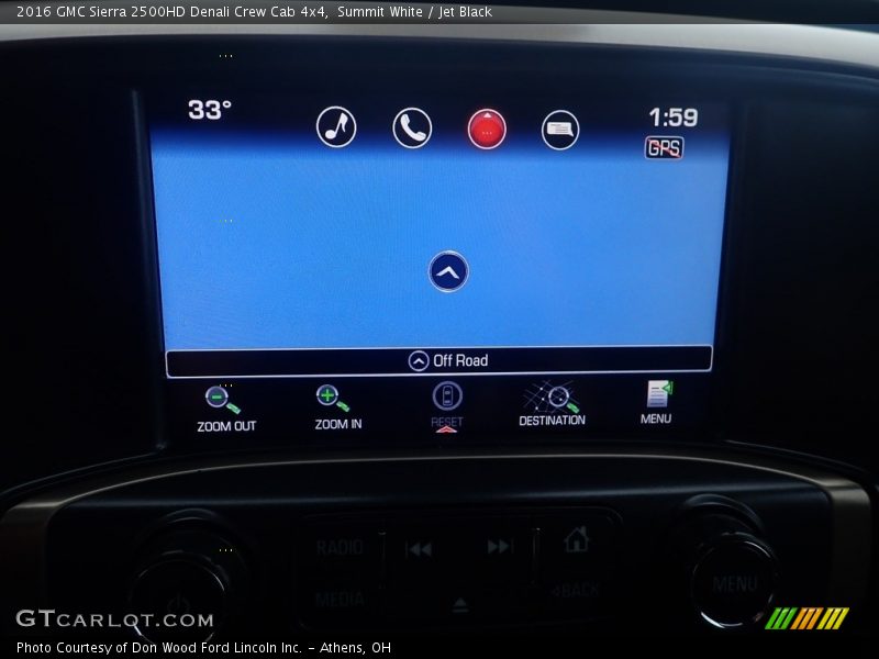 Summit White / Jet Black 2016 GMC Sierra 2500HD Denali Crew Cab 4x4